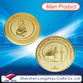 Gold Silber Kupfer Medaille Sammelmünzen, Tempel Gedenk Kupfer Medaillon, Souvenir geprägte Logo Gravur Zahlen Abzeichen Münze
